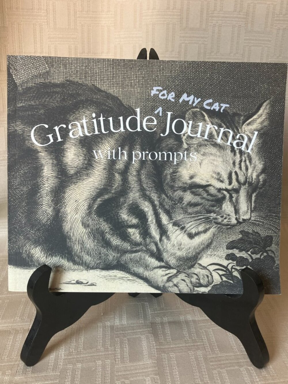 Gratitude For My Cat Journal / Diary with Prompts 180 pages